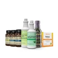 Stara wersja Zestawu Optimum NSP Nature’s Sunshine z cynkiem ALT, Zambrozą, Solstic, sokiem aloesowym, chlorofilem, liściem oliwnym i Omega 3.