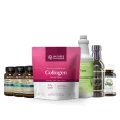 Poprzednia wersja Zestawu Beauty NSP Nature’s Sunshine z kolagenem, witaminą C, Grapine, cynkiem ALT, sokiem Aloe Vera, Zambrozą i Super Complex.
