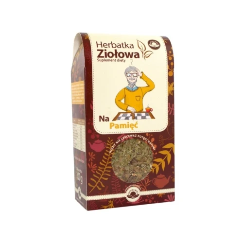 Herbatka ziołowa na pamięć Natura Wita – naturalna mieszanka ziół wspierających koncentrację i pracę mózgu.