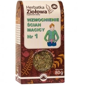  Herbatka Ziołowa Wzmocnienie Ścian Macicy Nr 1 (80g) | NATURA WITA