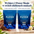 Power Meal Nature’s Sunshine w dwóch smakach – czekoladowym i waniliowym. Klient może wybrać dwa takie same smaki lub po jednym z każdego wariantu.