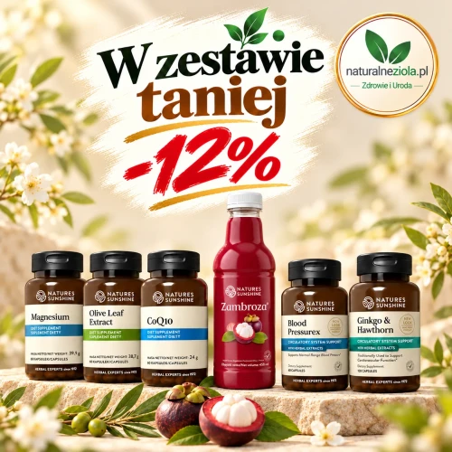 Zestaw Pro Kardio Nature’s Sunshine – 6 produktów z magnezem, koenzymem Q10 i składnikami roślinnymi. Kup w zestawie 12% taniej!